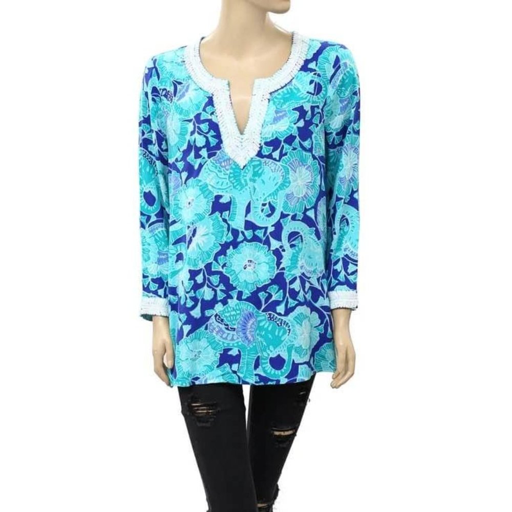 Lilly Pulitzer XXS Renato tunic "Mint to Be"
